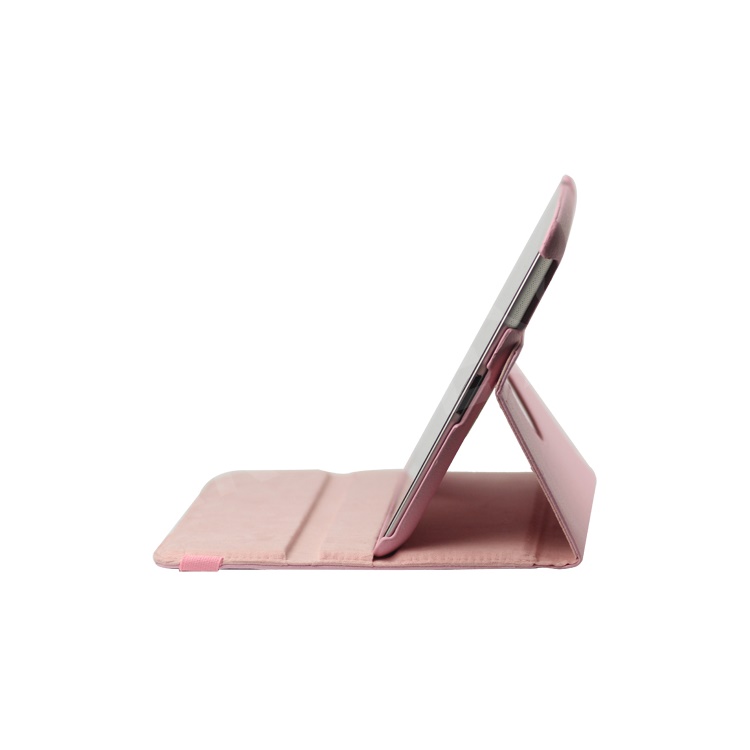 360 Degree Rotating New iPad 2 3 4 Leather Case Cover with Stand - Pink