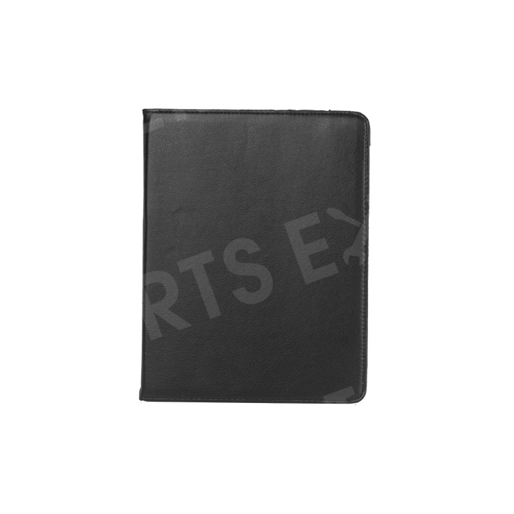 360 Degree Rotating New iPad 2 3 4 Leather Case Cover with Stand - Black