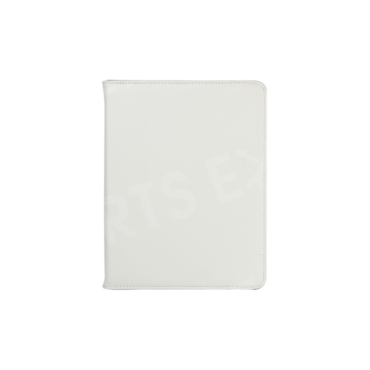 360 Degree Rotating New iPad 2 3 4 Leather Case Cover with Stand - White