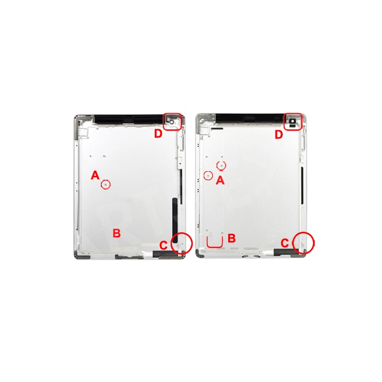 Back Cover Housing Replacement for The New iPad 3 3rd Generation 16GB OEM