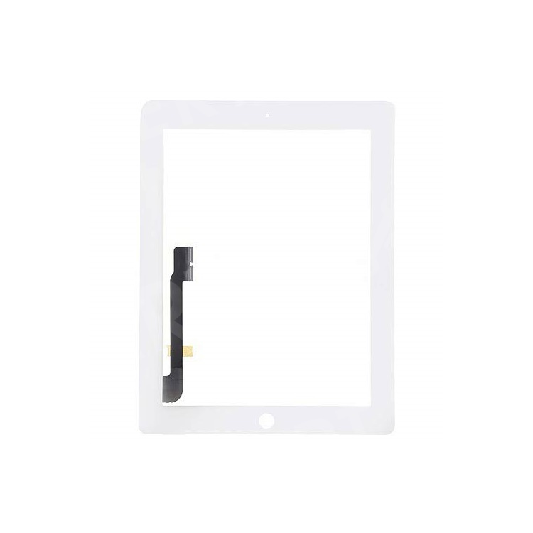 Touch Screen Glass Digitizer Screen Replacement Part for iPad 4th Gen - White