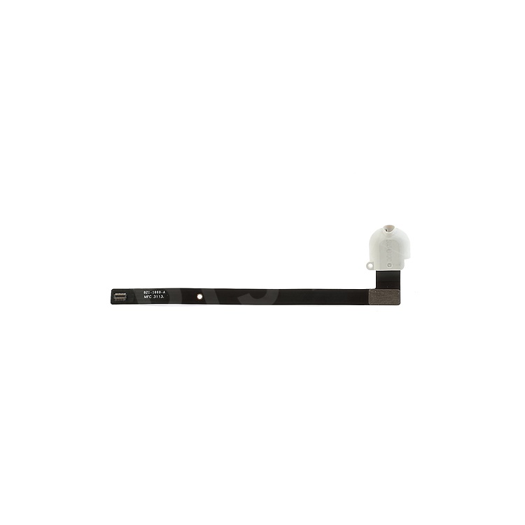 White Audio Earphone Jack Flex Cable Ribbon Part for iPad Air