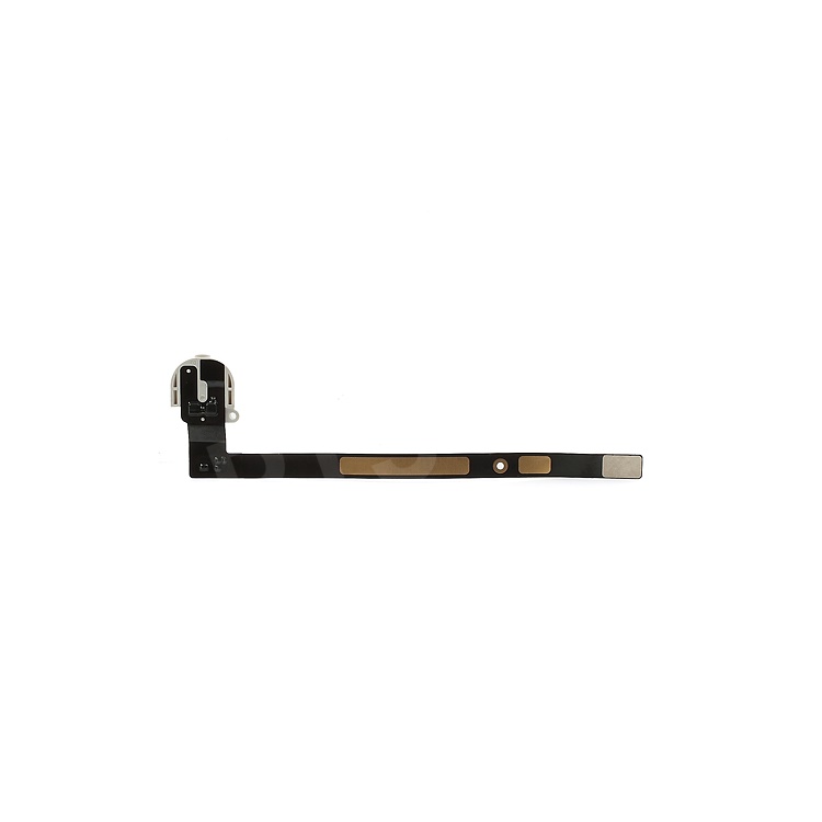 White Audio Earphone Jack Flex Cable Ribbon Part for iPad Air