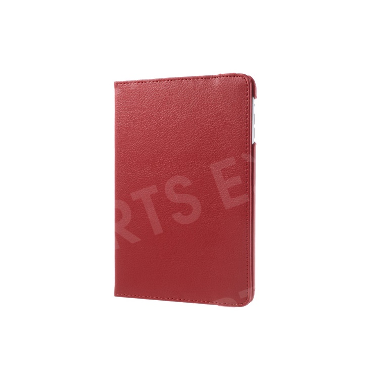 360 Rotary Stand for iPad Mini / iPad Mini 2 Smart Lychee Leather Cover - Red