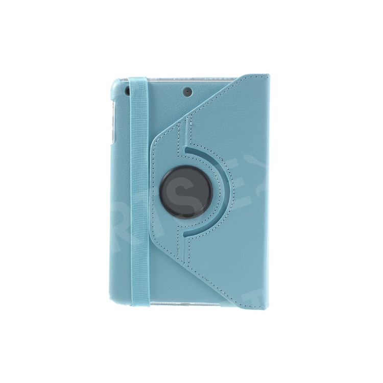 360 Rotary for iPad Mini / iPad Mini 2 Smart Lychee Leather Cover w/ Stand - Blue