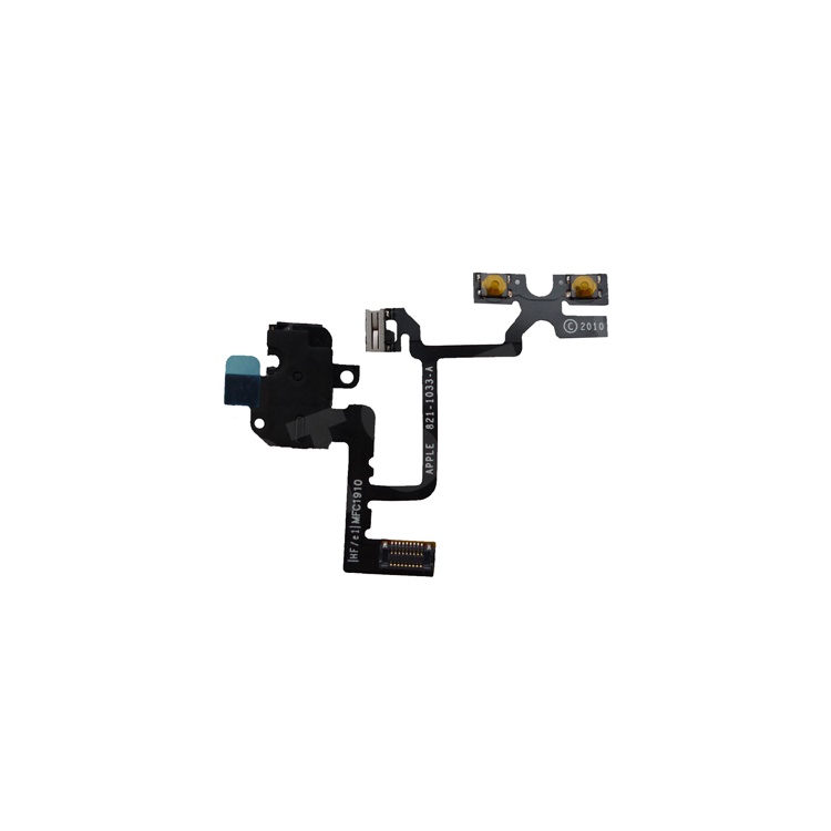

Black Audio Earphone Jack Flex Circuit Cable for iPhone 4 4G, iPhone 4