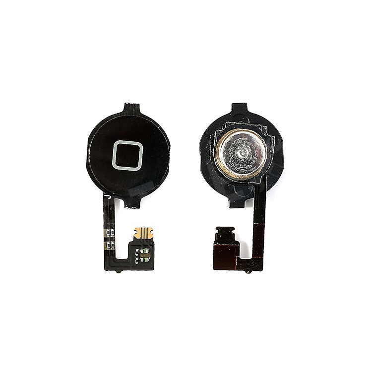 

For iPhone 4 Home Button with Home Key Button PCB Membrane Flex Cable - Black, iPhone 4