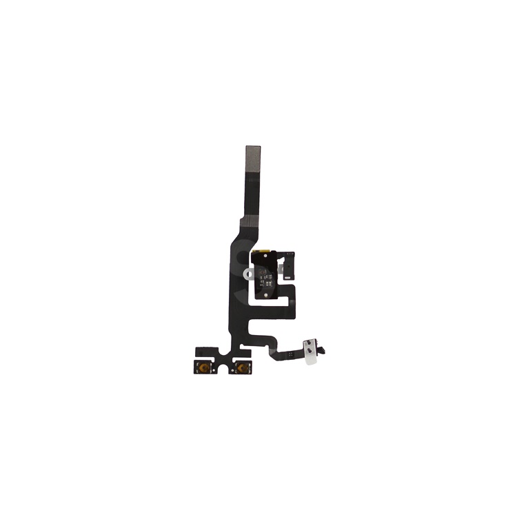 

For iPhone 4S Audio Earphone Jack Flex Cable Replacement White OEM, iPhone 4S