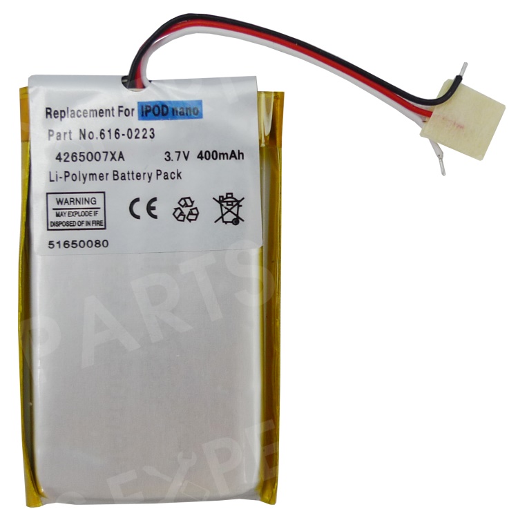 Wholesale cell phone Battery Replacement for iPod Nano 1st Generation