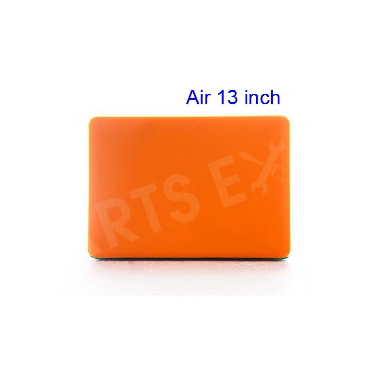 Crystal Hard Case Full Cover Skin for Macbook Air 13.3 - Translucent Orange