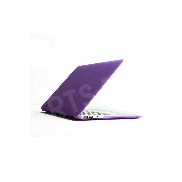 Crystal Hard Case Full Cover Skin for Macbook Air 13.3 - Translucent Purple