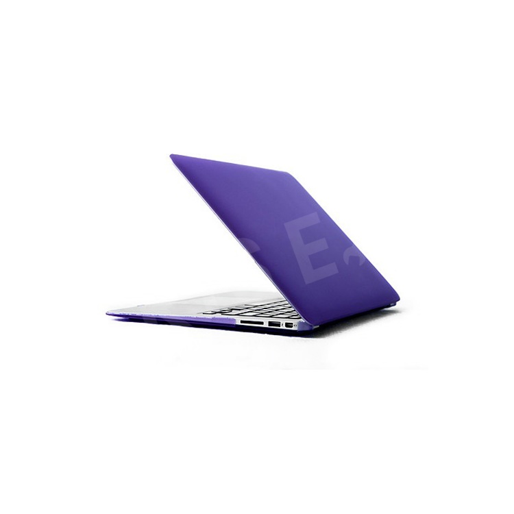 Crystal Hard Case Full Cover Skin for Macbook Air 13.3 - Translucent Purple