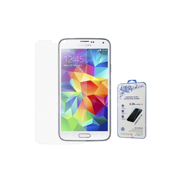 0.26mm Tempered Glass Screen Protector Guard Film for Samsung Galaxy S5 G900