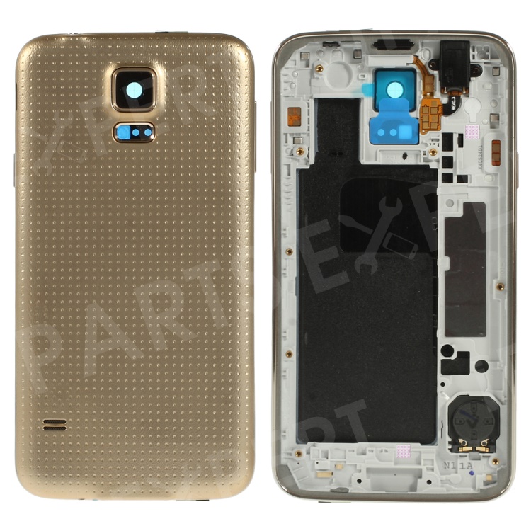 

OEM Back Cover Housing & Middle Plate for Samsung Galaxy S5 G900 - Champagne, Galaxy S5 G900