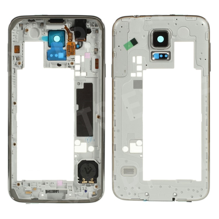 OEM Middle Plate with Side Keys Replace Part for Samsung Galaxy S5 G900 - Gold