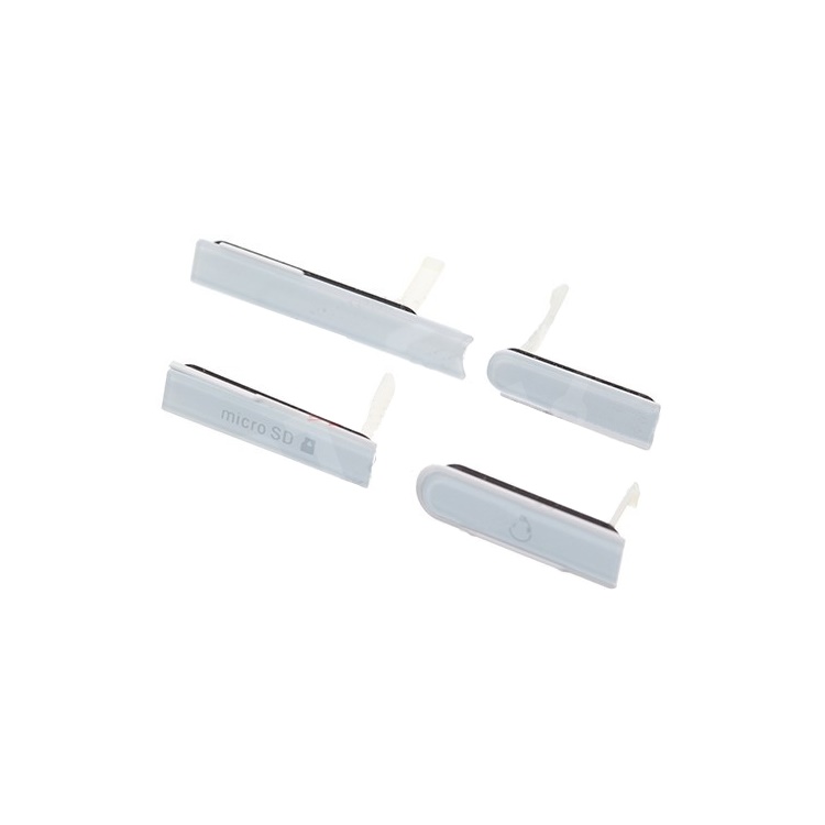 

SD Card Cap + HDMI Port Cap + USB Port Cap + Earphone Jack Dust Plug for Sony Xperia Z C6603 L36h (OEM) - White, Other Sony Models